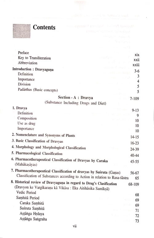 Basic Concepts of Dravyaguna Vigyana